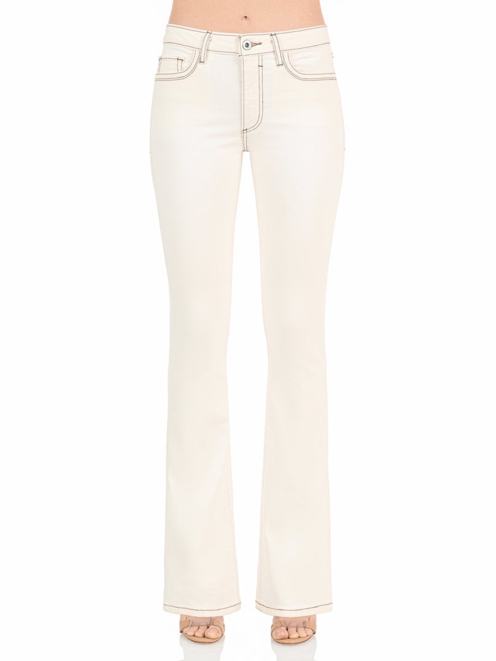 Morrison Denim The Starlet Bootcut Jeans 24 Wonderwall White Contrast Stitch